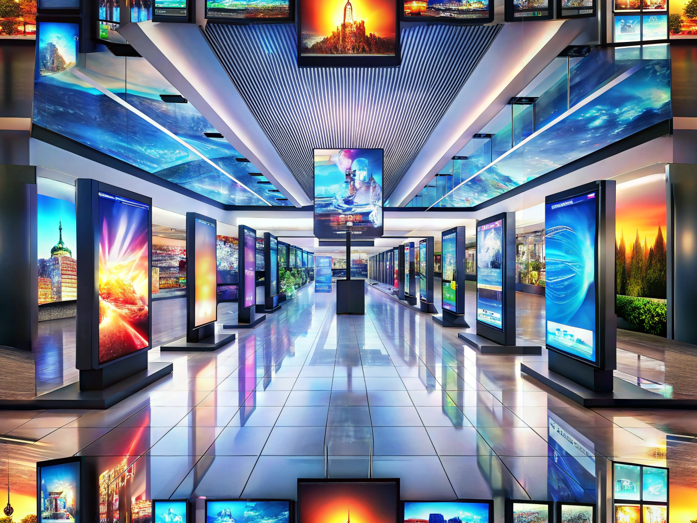 Digital signage enhancing retail success compared to traditional signs