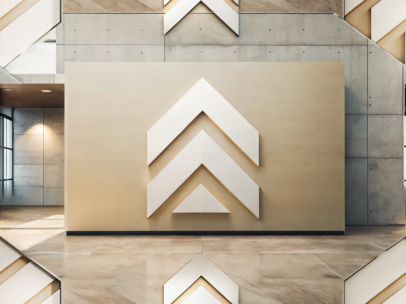 Minimalist signage design showcasing simplicity and elegance