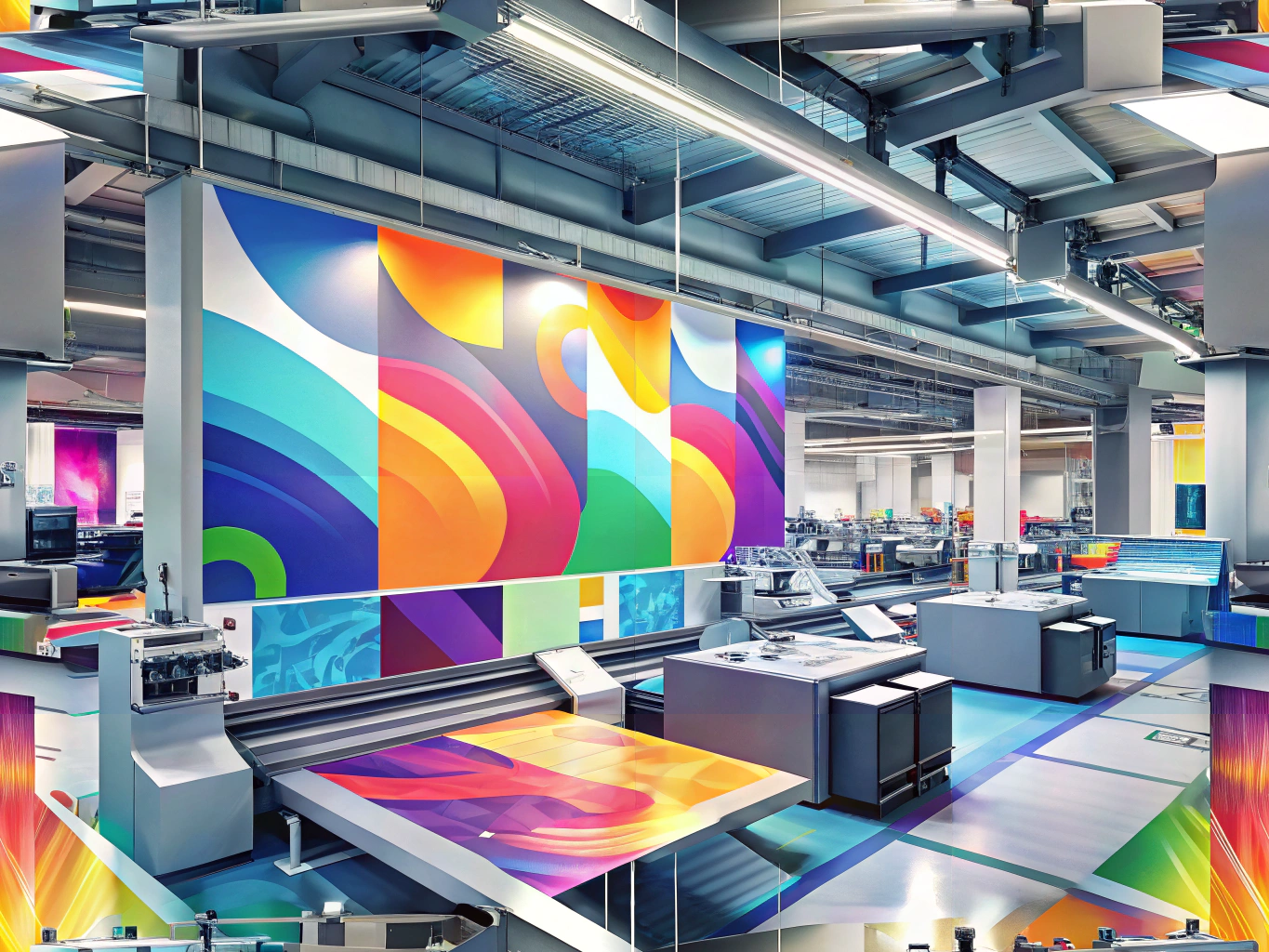 AI technology enhancing efficiency and reducing material waste in print and sign manufacturing
